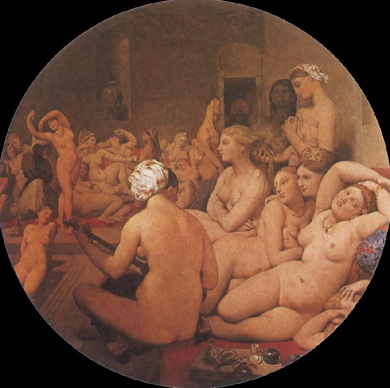 Jean-Auguste Dominique Ingres The Turkish Bath